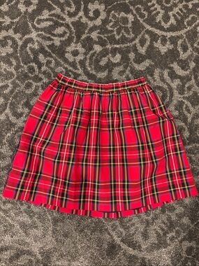 Crewcuts Red Tartan Plaid Skirt